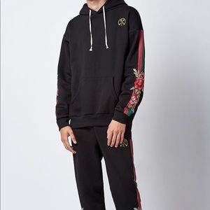 Civil Roma Roses Embroidered sweatshirt